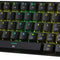 K630 Dragonborn 60% Wired RGB Gaming Keyboard, 61 Keys Compact Mechanical Keyboard with Tactile Brown Switch, Pro Driver Support, Black